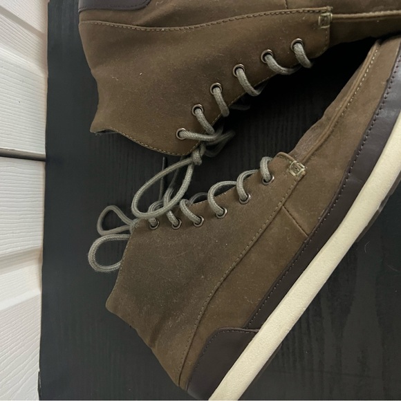 OLUKAI Nalukai Kapa Boot Men's Lace-Up Chukka Ankle Boots 10377-TZ3D Brown - Picture 7 of 12